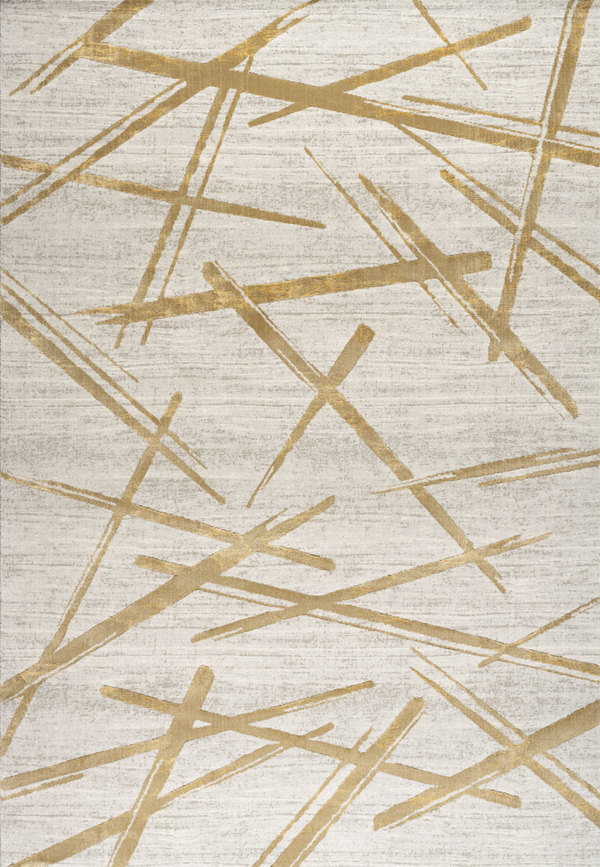Spike Beige [Waschbarer Teppich]