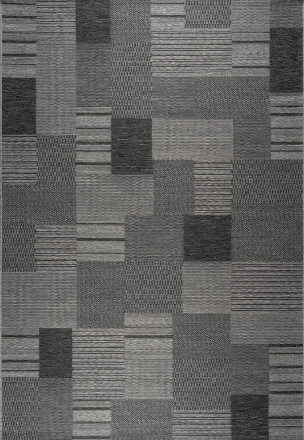 Merkano Schwarz [Waschbarer Teppich]