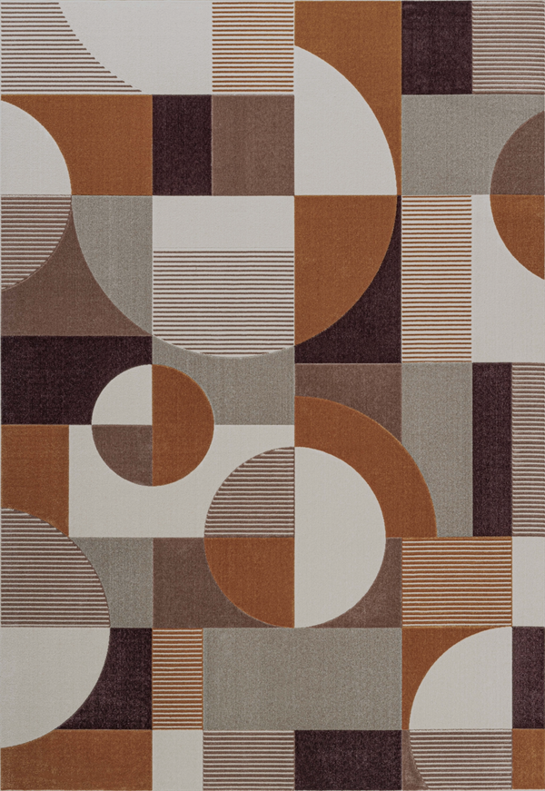 Manila Orange [Waschbarer Teppich]