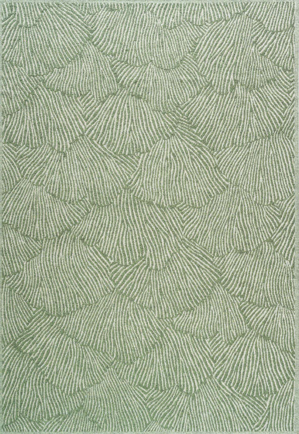 Sheker Grün [Waschbarer Teppich]